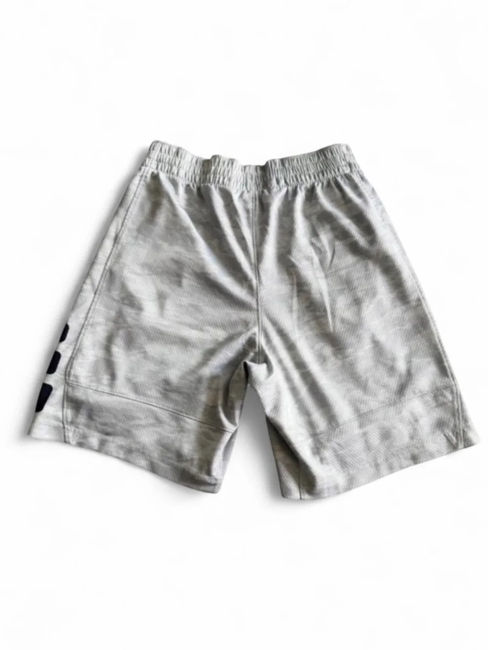 Nike Elite Boys Dri-FIT Basketball Shorts Grey Camo M